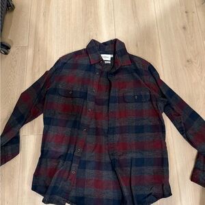 Goodfellow & Co Dark Plaid Shirt